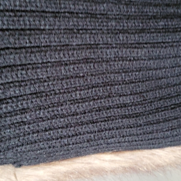 Cato brown and tan sleeveless faux fur vest with black knit back - Picture 7 of 15